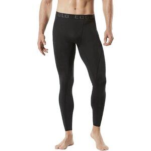 TESLA Mens Compression Running  Workout Leggings, Cool Dry L NWT